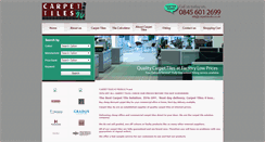 Desktop Screenshot of carpettiles4u.co.uk